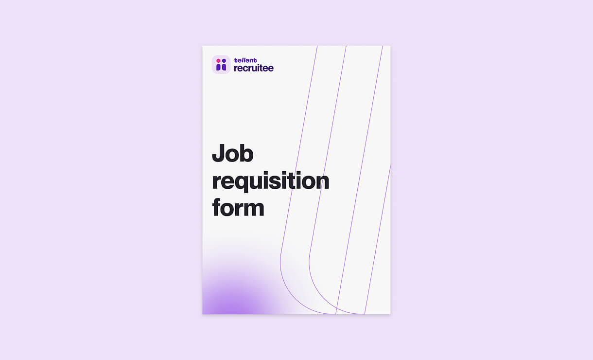 Job requisition form template