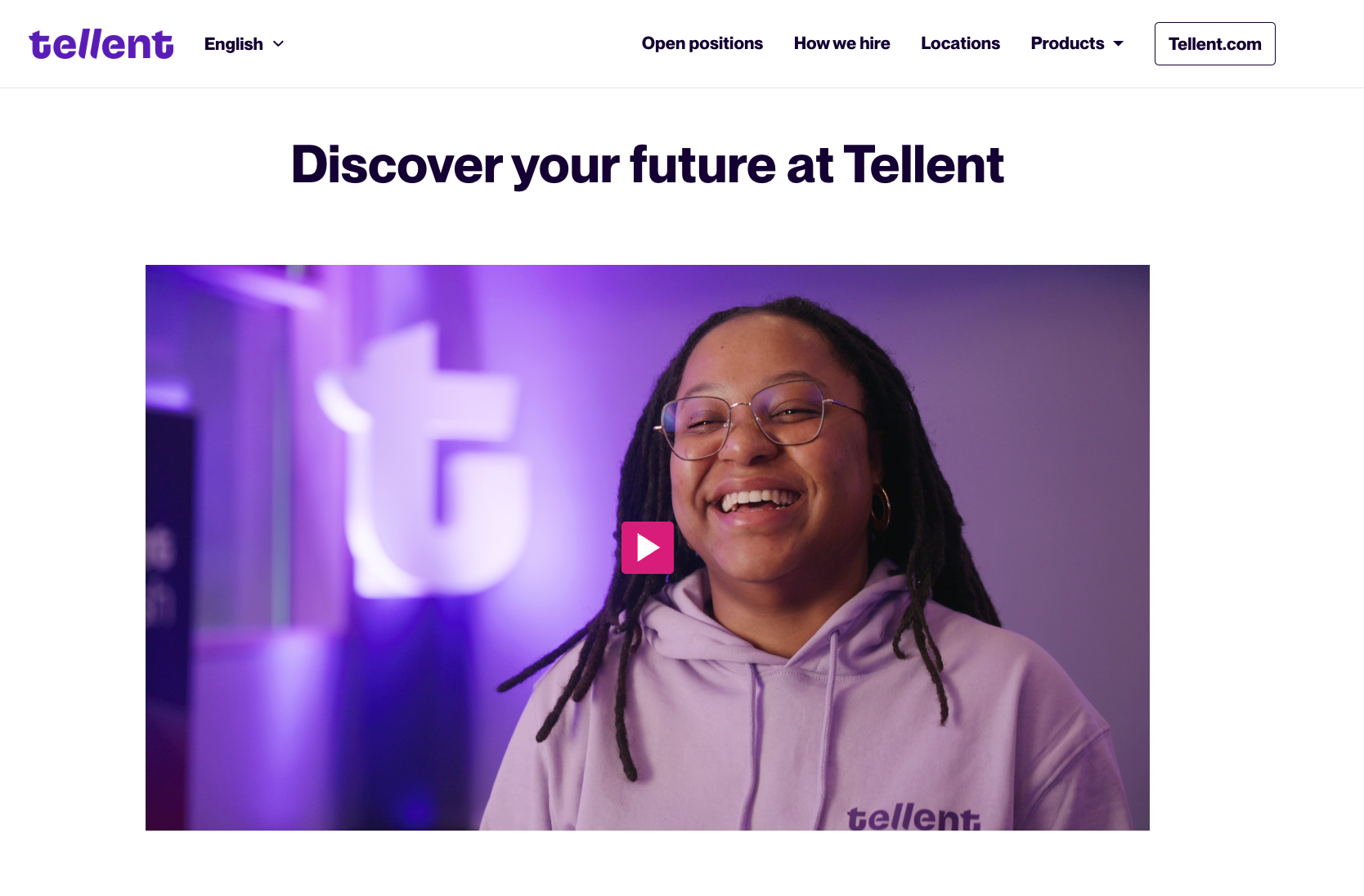 Recruitment video example